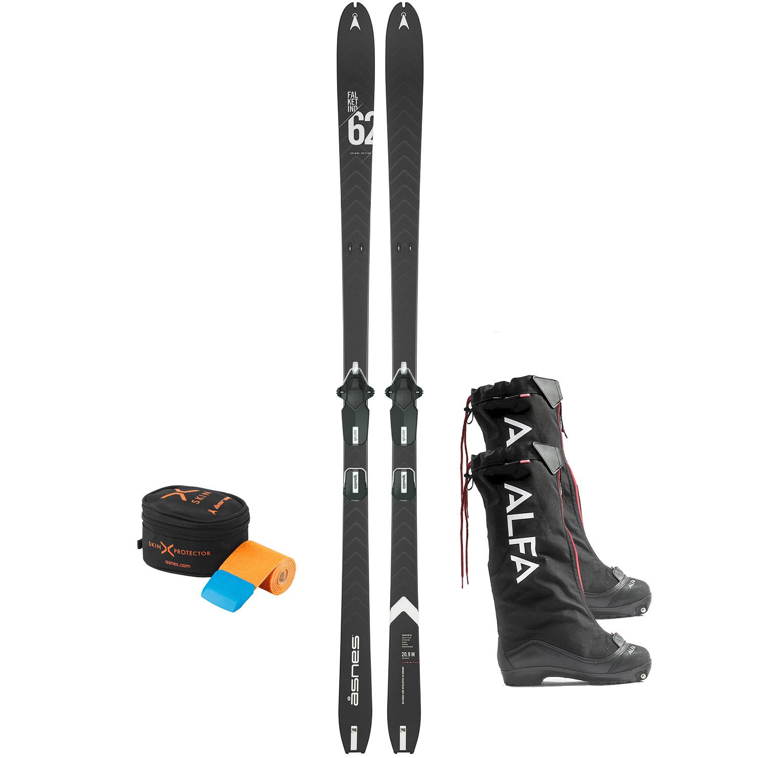 Åsnes Falketind 62 Xplore Backcountry ski package for rental in Tromsø